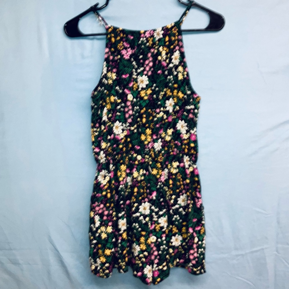SOLD ‼️Y2K - Old Navy Floral Romper - Women’s SZ SMALL PETITE - Picture 1 of 6